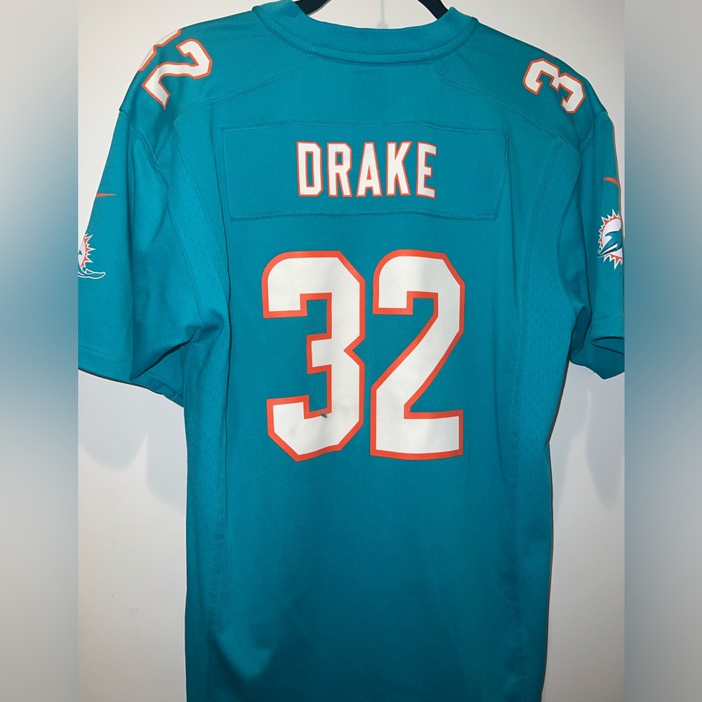 Miami Dolphins official jersey, Drake 25. Size Youth XL